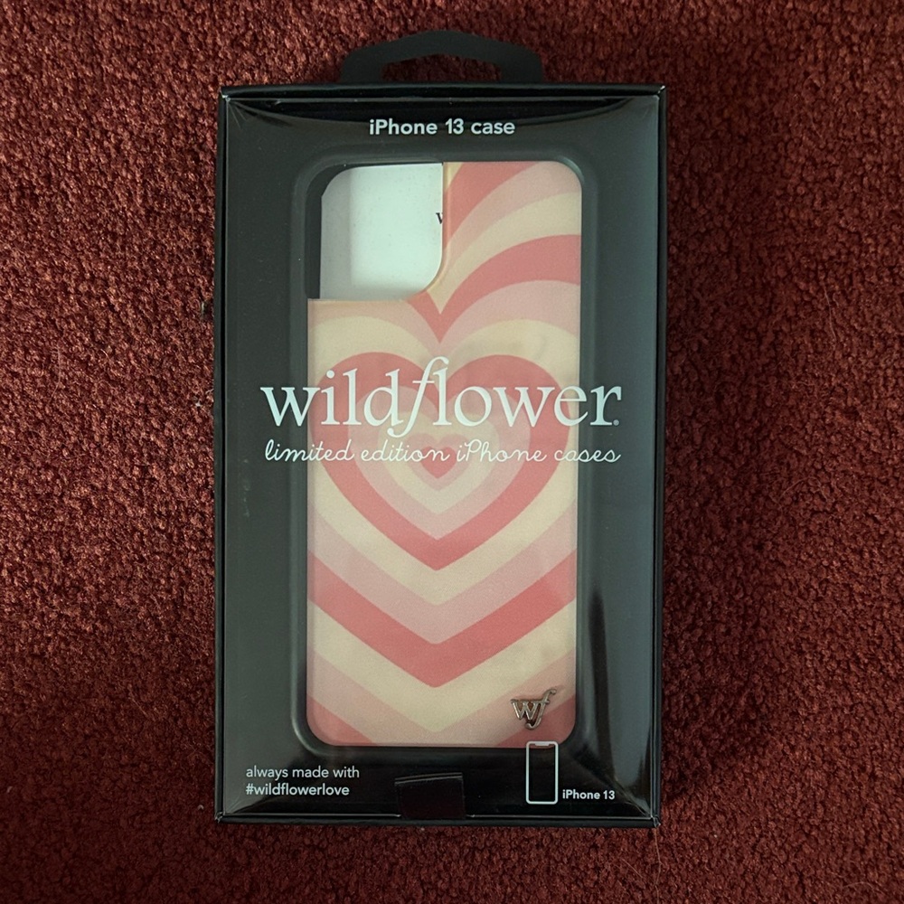 Wildflower Rose Heart Case iPhone 13/14/15